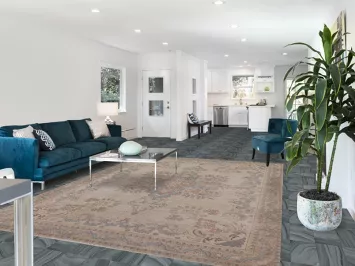 Distressed Tabriz Persian Area Rug 8x11