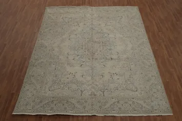 Distressed Tabriz Persian Area Rug 10x13