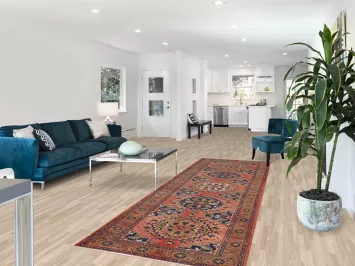 Vegetable Dye Heriz Persian Runner Rug 4x11