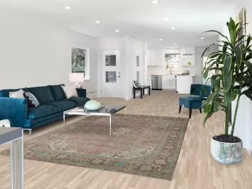 Geometric Tabriz Persian Area Rug 7x10