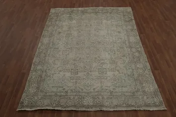 Antique Appeal: Persian Rug with Subtle Distressed Finish 6x9