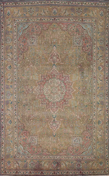 Vegetable Dye Tabriz Persian Area Rug 7x10