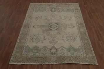 Timeless Beauty Handcrafted Tabriz Persian Area Rug 7x9