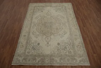 Vintage Tabriz Persian Area Rug 6x10 for Timeless Interiors