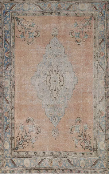 Antique Tabriz Persian Area Rug 6x9