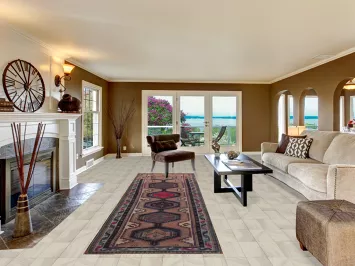 Geometric Ardebil Persian Runner Rug 4x13