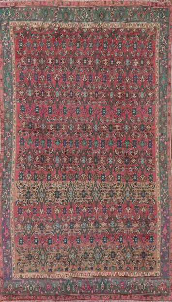 Geometric Hamedan Persian Area Rug 5x9