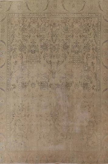 Distressed Tabriz Persian Area Rug 8x12