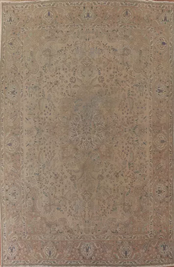 Distressed Tabriz Persian Area Rug 10x13