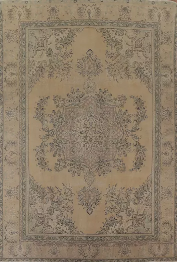 Handmade Wool Tabriz Persian Area Rug 10x13