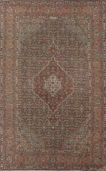 Geometric Tabriz Persian Area Rug 6x10