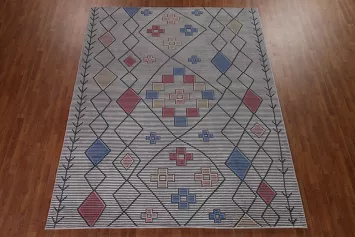 Multicolor Printed Contemporary Rug