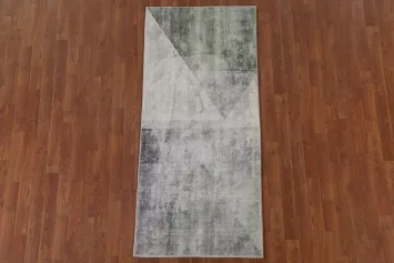 Green Modern Abstract Rugs