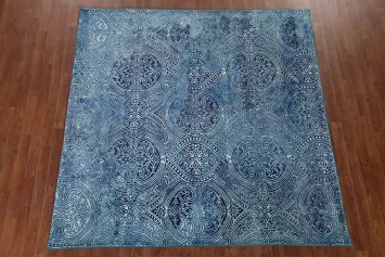 All-Over Blues Printed Rug