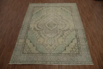 Classic Tabriz Persian Area Rug 10x13 with Detailed Geometric Patterns