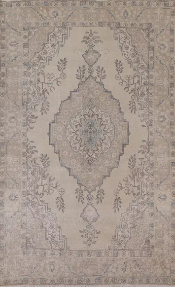 Geometric Tabriz Persian Area Rug 6x10