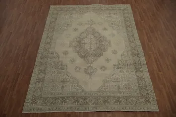 Elegant Tabriz Persian Area Rug 10x13 with Classic Ornamental Motifs