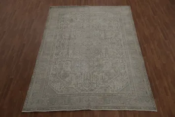 Timeless Distressed Tabriz Persian Area Rug 8x11 with Elegant Appeal