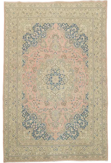 Traditional Mashad Persian Area Rug 9x12