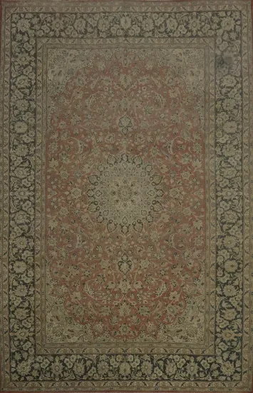 Traditional Kashan Persian Area Rug 10x13 Ideal for Living Room Style