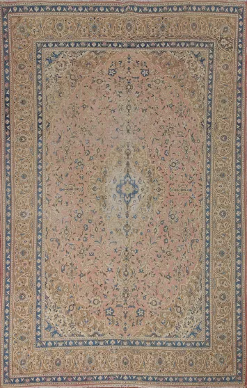 Vegetable Dye Mashad Persian Area Rug 8x11
