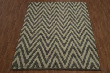 Chevron Pattern Moroccan Area Rug 8x10 to Enhance Your Decor