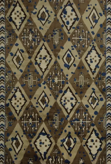 Diamond Pattern Moroccan Area Rug 8x10 Blend of Tradition and Style