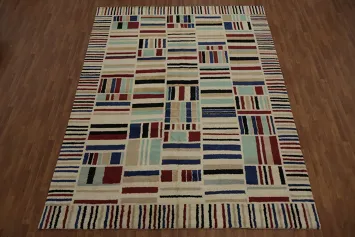 Stripe Oushak Area Rug 8x10 Perfect Fusion of Style and Elegance