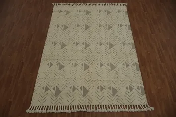 Transform Any Room with a Geometric Moroccan Area Rug 8x11