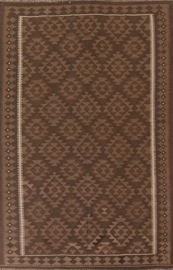 Kilim Reversible Wool Area Rug 7x10