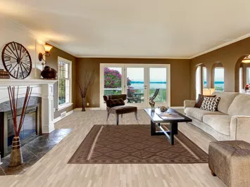 Kilim Reversible Wool Area Rug 7x10