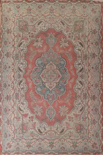 Vintage Tabriz Persian Area Rug 10x13