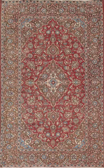 Traditional Kashan Persian Area Rug 6x10