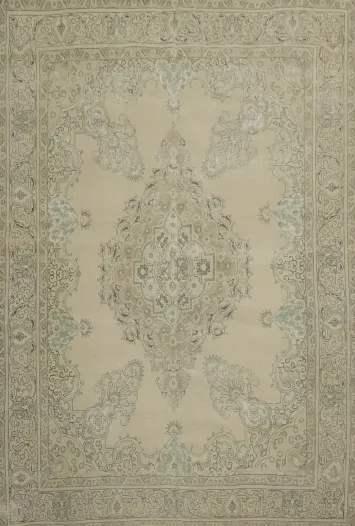 Distressed Tabriz Persian Area Rug 10x13