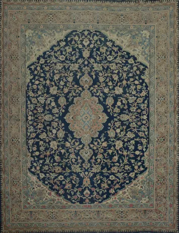 Traditional Kashmar Persian Area Rug 9x12