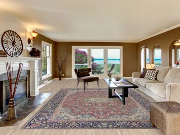 Vegetable Dye Najafabad Persian Area Rug 9x12