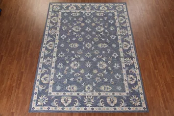 Floral Blue Agra Hand-Tufted Rugs
