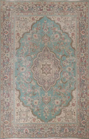Over-Dyed Tabriz Persian Area Rug 6x9