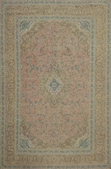 Classic Kashan Persian Area Rug 10x13 Stunning Craftsmanship