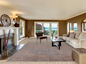 Vegetable Dye Savonnerie Oriental Large Rug 10x14