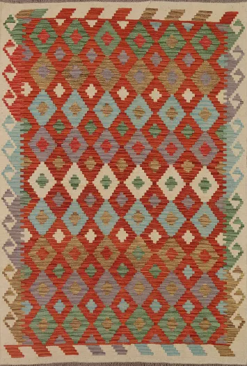 Colorful Kilim Oriental Area Rug 5x7