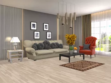 Brown Kilim Reversible Wool Rug 3x4