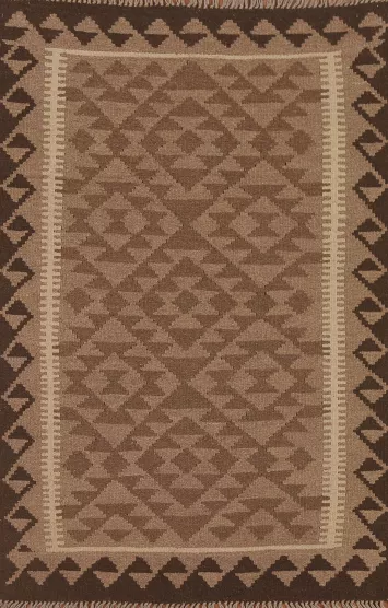 Kilim Reversible Wool Area Rug 3x5