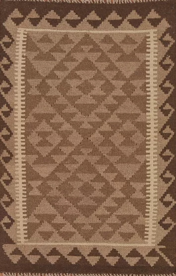 Geometric Kilim Oriental Area Rug 3x4
