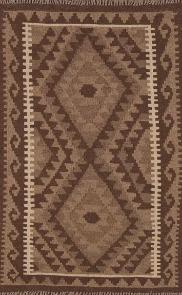 Geometric Kilim Oriental Area Rug 3x5