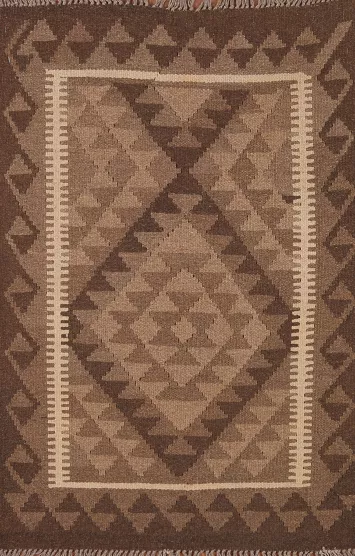 Geometric Kilim Oriental Area Rug 3x4