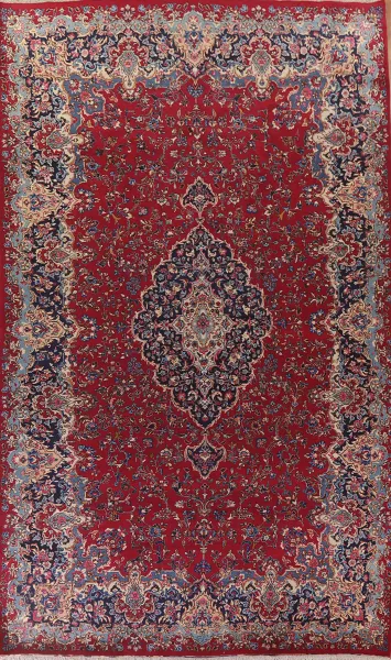 Vegetable Dye Mashad Persian Large Rug 10x15