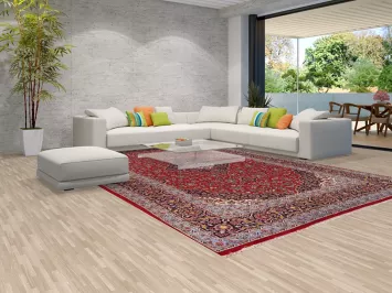 Red Traditional Kashan Persian Large Rug 10x16