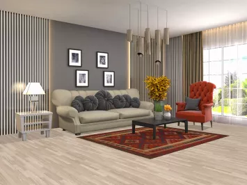 Reversible Wool Kilim Oriental Area Rug 5x6