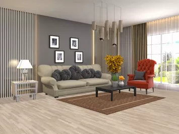 Geometric Brown Kilim Oriental Area Rug 5x6